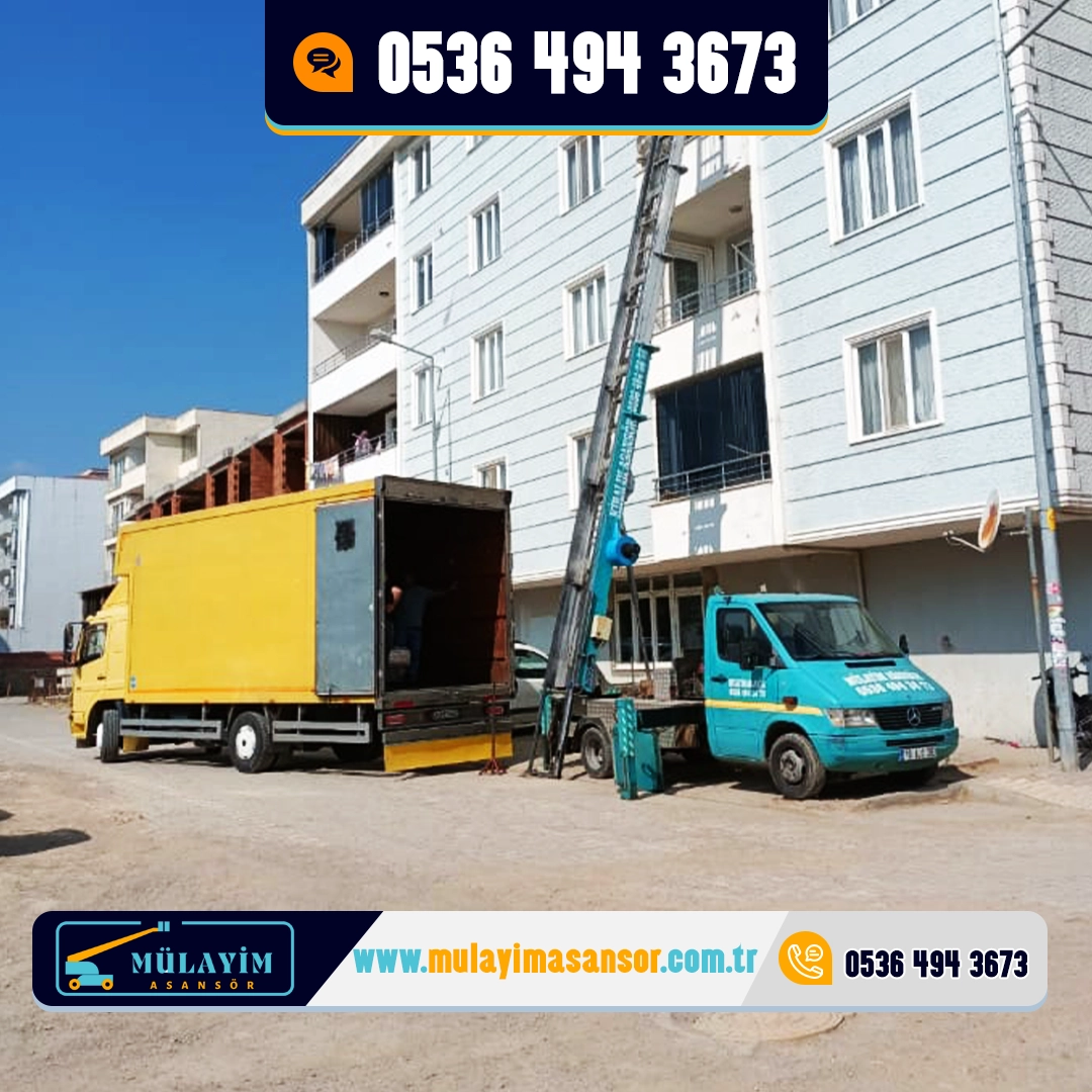 Gömeç evden eve asansörlü taşımacılık